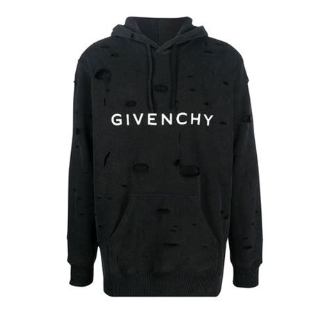 givenchy fake hoodie|givenchy hoodie with holes.